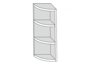 19.30.0р Полка угловая (h=913) радиусная  ЛДСП УНИ в Нижневартовске - nizhnevartovsk.magazin-mebel74.ru | фото