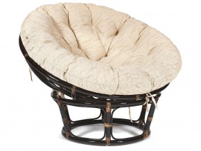 Кресло Papasan 23/01 W с подушкой Antique brown, ткань Старт в Нижневартовске - nizhnevartovsk.magazin-mebel74.ru | фото