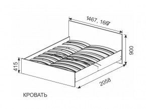 Кровать 1600х2000 ортопедическое основание в Нижневартовске - nizhnevartovsk.magazin-mebel74.ru | фото