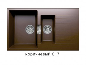 Мойка кварцевая Tolero Loft TL-860 Коричневый 817 в Нижневартовске - nizhnevartovsk.magazin-mebel74.ru | фото