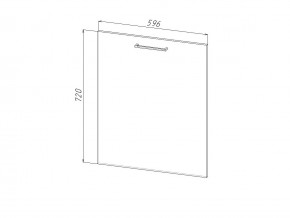 П 60 Комплект для посудомоечной машины 600 мм (цоколь + фасад) ЛДСП в Нижневартовске - nizhnevartovsk.magazin-mebel74.ru | фото