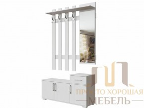 Вешалка с зеркалом 1,2 м в Нижневартовске - nizhnevartovsk.magazin-mebel74.ru | фото